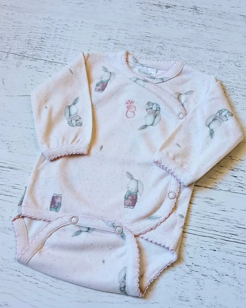 BODY CRUZADO CONEJO ROSA - BROTECITOS (BROBO-COR)