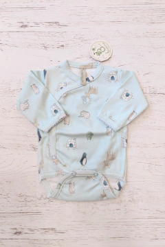 BODY CRUZADO PIMA POLAR CELESTE - BROTECITOS (BROBO-P02) - comprar online