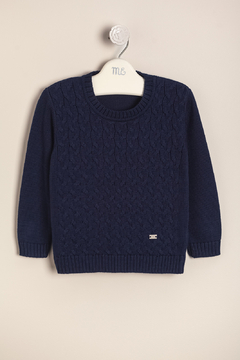 SWEATER CON TRENZAS BIG BRAIDS - MAGDALENA ESPOSITO (ME42192259-21)