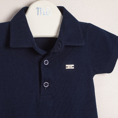 BODY DE JERSEY DE ALGODÓN C/CUELLO POLO LUCAS - MAGDALENA ESPOSITO (ME43012530-21) - comprar online