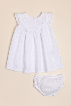 VESTIDO BRODERIE DE ALGODÓN JULI - MAGDALENA ESPOSITO (ME43061409-01)