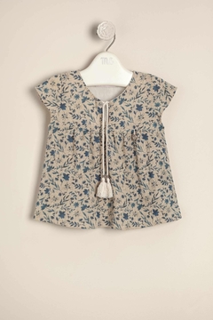 BLUSA DE GASA DE ALGODÓN EE EXCLUSIVO SAFIRO - MAGDALENA ESPOSITO (ME43131753)