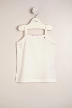 MUSCULOSA BASICA CON DIJE DE METAL MARIA - MAGDALENA ESPOSITO EVERYDAY (E43141478E-42)