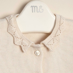 SACO CON MINI CALADO Y CUELLO CLEMENTINA - MAGDALENA ESPOSITO (ME43191205) - comprar online