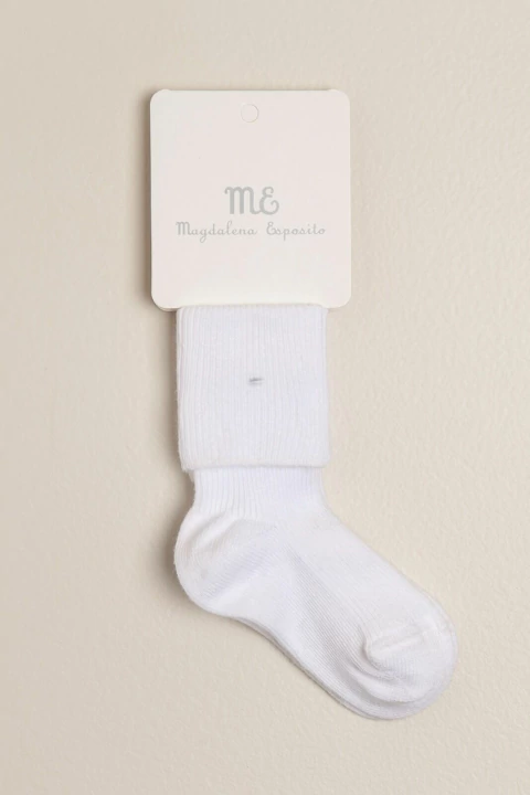 MEDIAS CON PUÑO BORDADO - MAGDALENA ESPOSITO (ME9978B)