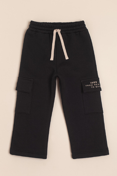 PANTALON DE FRISA CON BOLSILLOS LATERALES Y EE - MAGDALENA ESPOSITO EVERYDAY (E44122926E) en internet