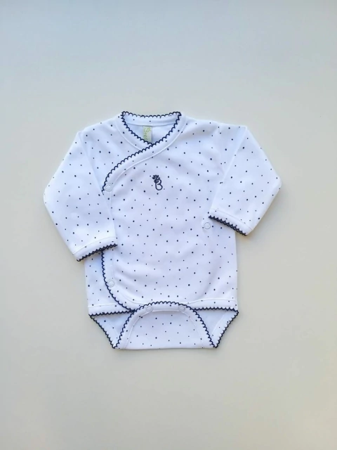 BODY CRUZADO PINTITAS AZUL - BROTECITOS (BROBO-18P)