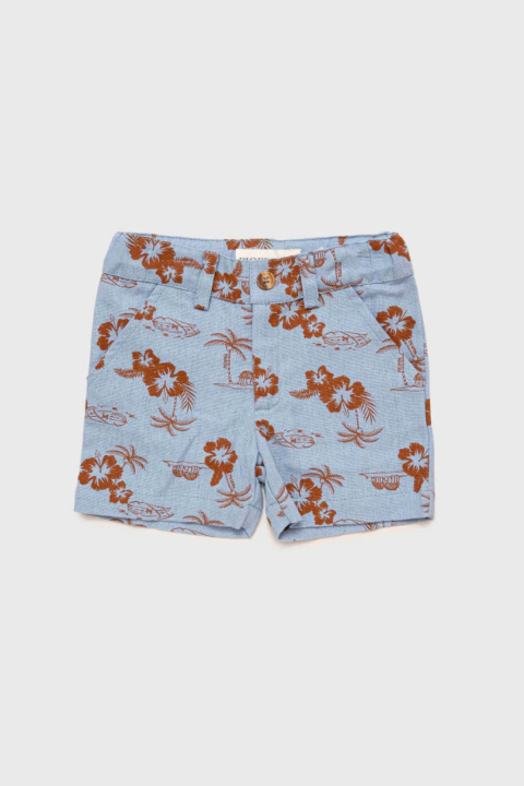 BERMUDA DE LINO ESTAMPADA - PIOPPA (QB-BARI)