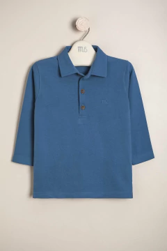 REMERA POLO PIQUE DE ALGODON PAUL - MAGDALENA ESPOSITO (ME40142593-26) en internet