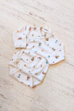 BODY CRUZADO ALGODON JUGUETES ROJO - BROTECITOS (BROBO-CE31)