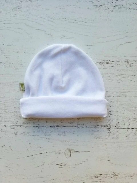 GORRO PLUSH BLANCO LISO - BROTECITOS (B010105PL-01)