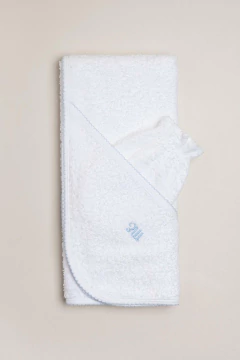 TOALLON CON MANOPLA Y LOGO - MAGDALENA ESPÓSITO (ME42524-12) - comprar online