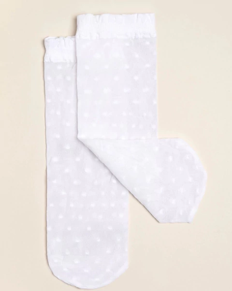 SOQUETE DE PLUMETI BLANCO - MAGDALENA ESPOSITO (ME9970P-01)