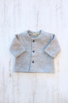 CAMPERA MATELASSE GRIS - BROTECITOS (BROCAMPMAT-55)