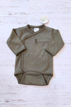 BODY CRUZADO PIMA VERDE LISO - BROTECITOS (BROBO-04O) - comprar online
