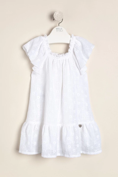 VESTIDO DE GASA SIMPLE BORDADA ANAT- MAGDALENA ESPOSITO (ME45067809-01)