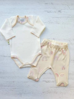 CONJ PASEO ARCOIRIS NATURAL : BODY AMERICANO Y RANITA - BROTECITOS (BROPASEO-DR) - comprar online