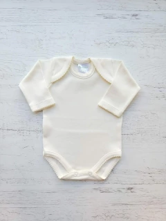 BODY ML NATURAL PIMA CUELLO AMERICANO - BROTECITOS (BROBOAM-NT) en internet