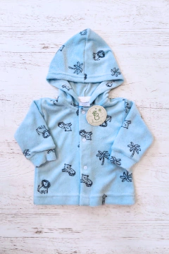 CAMPERA TOWEL LEON CELESTE - BROTECITOS (BROCAMPTOCA-GF)