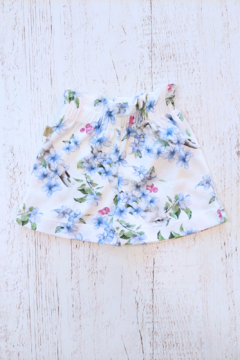 SHORT JERSEY C/ FLORES AZUL - BROTECITOS (BROSHORTEE-18)
