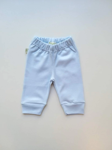 PANTALON CELESTE LISO DE ALGODON - BROTECITOS (BROPANT-02)