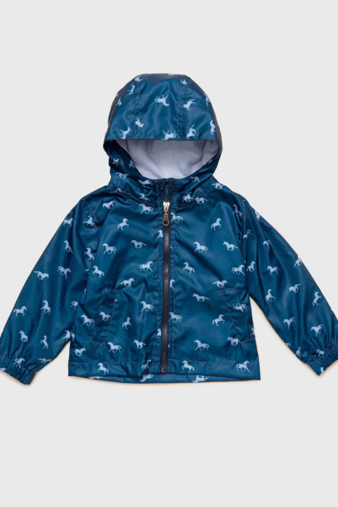 CAMPERA ESTAMPA CABALLOS - PIOPPA (AB-BIANCOB)