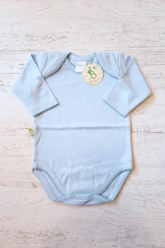 BODY ML CELESTE CUELLO AMERICANO - BROTECITOS (BROBOAM-02) en internet