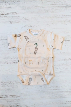 BODY CRUZADO MC HOJITAS NATURALES - BROTECITOS (BROBOMC-HNT) en internet