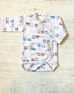 BODY PREMATURO CRUZADO TRENCITO - BROTECITOS (BPRE210919-HV) en internet