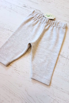 PANTALON CHUPIN GRIS CLARO MELANGE ALGODON - BROTECITOS (BROPANTCH-55M) - comprar online