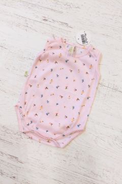 BODY MUSCULOSA JERSEY JARDÍN ROSA - BROTECITOS (BROBOMUSC-JROSA) - comprar online
