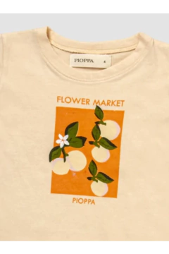 REMERA DE JERSEY GAMUZADO - PIOPPA (R-ARANCIA) - comprar online