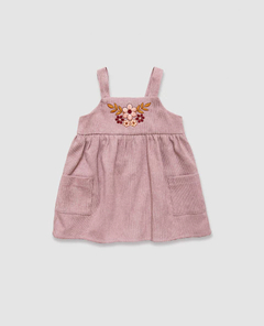 VESTIDO PECHERA BORDADA - PIOPPA (VB-PENELOPE)