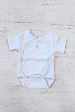 BODY CRUZADO MC PINTITAS GRIS - BROTECITOS (BROBOMC-15P) - comprar online