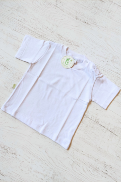 REMERA LISA BLANCA - BROTECITOS (BROREMERA-01)