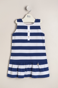 VESTIDO RAYADO EDDA - MAGDALENA ESPOSITO (ME41061609)