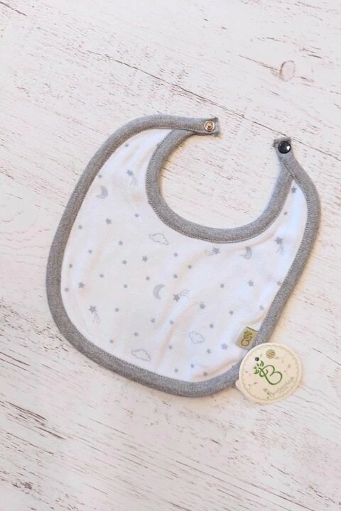 BABERO PLUSH ESTRELLITAS GRIS- BROTECITOS (B030239PL-FF)