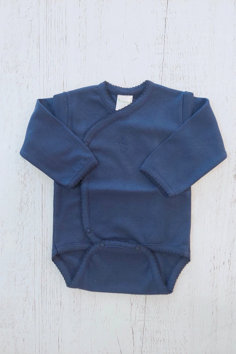 BODY CRUZADO ALGODON AZUL - BROTECITOS (BROBO-21)