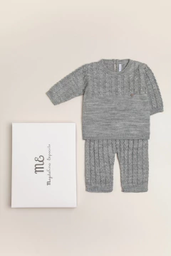 CONJ SWEATER Y PANTALON DRALON C/ TRENZAS (INCLUYE CAJA) - MAGDALENA ESPOSITO (ME38190132-55) - comprar online