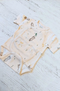 BODY CRUZADO MC HOJITAS NATURALES - BROTECITOS (BROBOMC-HNT) - comprar online