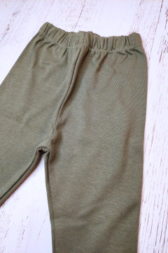 PANTALON CHUPIN VERDE OLIVA ALGODON - BROTECITOS (BROPANTCH-04) - comprar online