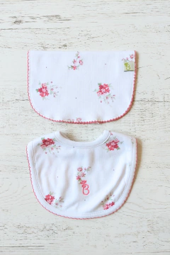 SET BABERO Y BABITA POEMA BLANCO - BROTECITOS (BROSET2-GO) - comprar online