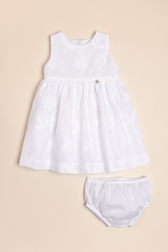 VESTIDO DE VOILE DE ALGODÓN BORDADO SIMONETTA BB - MAGDALENA ESPOSITO (ME43061812-01)