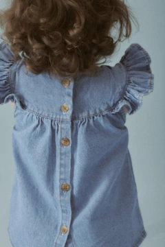 CAMISA DE CHAMBRE S/MANGAS - PIOPPA (CB-LULU) - Mamá Coneja