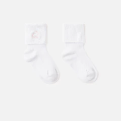 MEDIA C/PUNIO LOGO (VER EN DESCRIPCION TABLA DE TALLES) - BABYCOTTONS (ME00021158) - Mamá Coneja