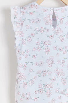 T-SHIRT MIHORI FLOREADA C/ VOLADITO - BABYCOTTONS (2123111305) - comprar online