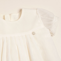 VESTIDO DE TUL CON MINITABLAS LYON - MAGDALENA ESPOSITO (ME41061817-42) - comprar online