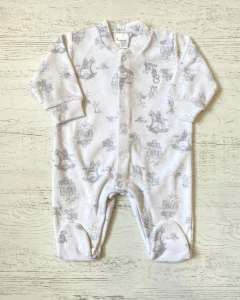 ENTERITO PLUSH CARRETAS GRIS - BROTECITOS (B611924PE-CG) - comprar online