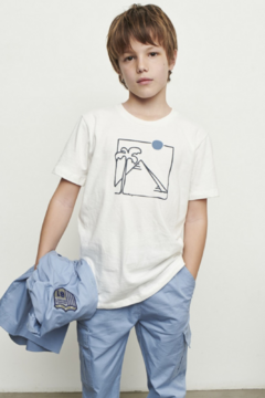 REMERA EN JERSEY GAMUZADO - PIOPPA (R-DESERTS-01)