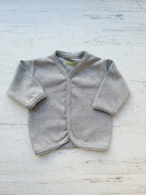 CAMPERITA GRIS TOPO MELANGE ALGODON - BROTECITOS (BROCAMP-55T)